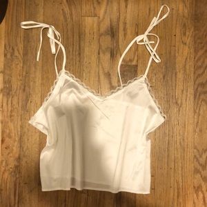 Never Worn! Romwe silk-texture tank top